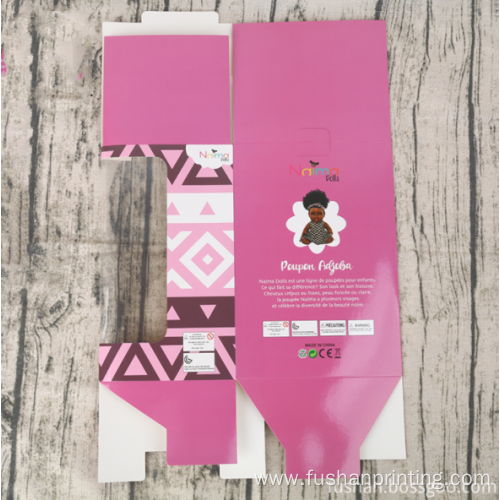 Recyclable paper box skin card packaging box